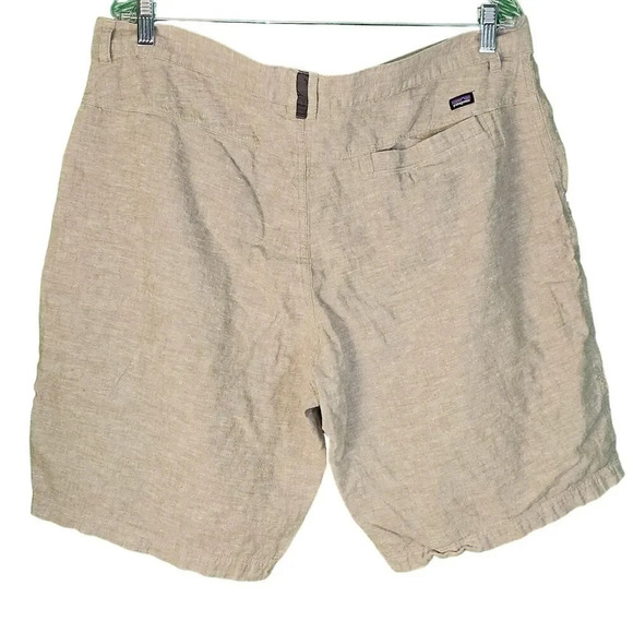 Patagonia Mens Tan Hemp Blend Back Step Shorts 38 - Picture 3 of 3